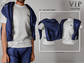 Sims 4 — [PATREON]  (Early Access) Male Outfit (T-SHIRT) P32 by busra-tr — 10 colors Adult-Elder-Teen-Young Adult For