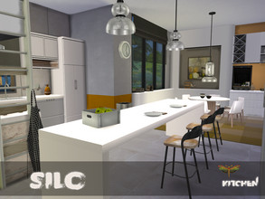 Sims 4 — Silo - Dining Kitchen by fredbrenny — The kitchen, slash, dining area is the hearth of the house really. Brent