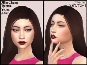 Sims 4 — Mia Cheng by YNRTG-S — What is the best way to show your financial achievements? A big, fancy, rich house, of