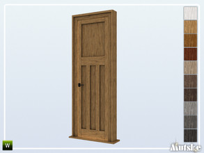 Sims 4 — Shingle Door Privat 1x1 by Mutske — Part of the construtionset Shingle. Made by Mutske@TSR. 