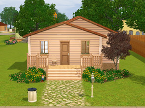 Sims 3 — Casa Rosa Juego Base/Pink House Base Game by FelwellFlowell — Pink House Base Game / Casa rosada juego base