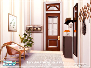 Sims 4 — Tiny Apartment Hallway by sharon337 — This is a Room Build 3 x 5 Room $2,340 Please make sure you download all