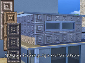Sims 4 — MB-SolidSiding_SquareVariation by matomibotaki — MB-SolidSiding_SquareVariation, elegant wall cladding in subtle
