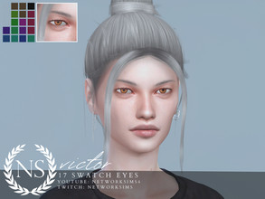 Sims 4 — Victor Eyes - Networksims by networksims — Two-toned eyes in 17 colour swatches.
