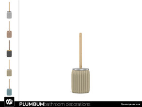 Sims 4 — Plumbum Toilet Brush Holder by wondymoon — - Plumbum Bathroom - Toilet Brush Holder - Wondymoon|TSR -