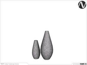 Sims 4 — Islip Two Vases by ArtVitalex — Hallway Collection | All rights reserved | Belong to 2021 ArtVitalex@TSR -