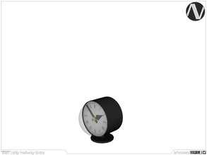 Sims 4 — Islip Desk Clock by ArtVitalex — Hallway Collection | All rights reserved | Belong to 2021 ArtVitalex@TSR -