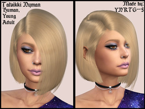 Sims 4 — Talvikki Nyman by YNRTG-S — Talvikki loves art and is an artistic person. The pictures she draws are