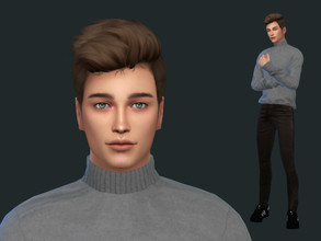 Sims 4 — Aiden Wagner by aithea — Please download all the CC's listed in the Required Tab to have the sim looks like in