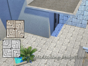 Sims 4 — MB-SolidSiding_MazeFloor by matomibotaki — MB-SolidSiding_MazeFloor, expressive geometric design floor tile,