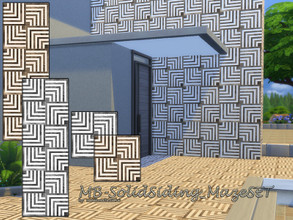 Sims 4 — MB-SolidSiding_MazeSET by matomibotaki — MB-SolidSiding_MazeSET, expressive wall and floor set cladding with