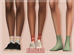 Sims 4 — Socks - AC412 by laupipi2 — Enjoy this new super cute socks! New custom mesh, all LODs Base game compatible 22
