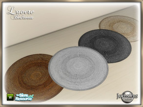 Sims 4 — Lavere bedroom round rugs by jomsims — Lavere bedroom round rugs