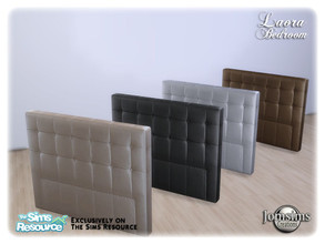 Sims 4 — Laora bedroom headboard by jomsims — Laora bedroom headboard