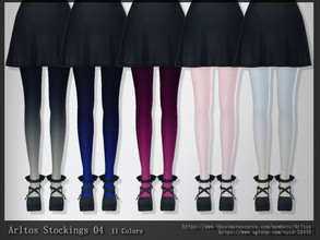 Sims 4 — Stockings 04 by Arltos — 11 colors. All genders. HQ compatible.