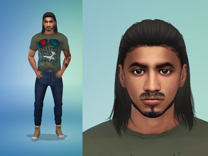 Sims 4 — Sebastian Abredo by starafanka — DOWNLOAD EVERYTHING IF YOU WANT THE SIM TO BE THE SAME AS IN THE PICTURES NO