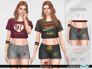 Sims 4 — ReMaron_F_HarryPotterShorts01 by remaron — -06 Swatches available -Custom CAS thumbnail -Base Game compatible