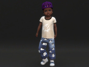 Sims 4 — Sister t-shirt for toddlers by Aldaria — Sister t-shirt for toddlers