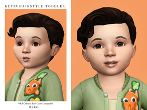 Sims 4 — Kevin Hairstyle -Toddler- by -Merci- — New Maxis Match Hairstyle for Sims4. -For toddlers, teen-elder. -Base