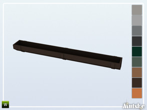 Sims 4 — Miller Gutter 2x1 by Mutske — Part of Miller Facadeset. bb.moveobjects might be needed. Made by Mutske@TSR. 
