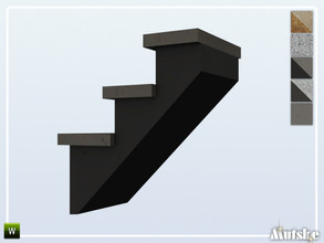 Sims 4 — Miller Facade Stairs Left 1x1 by Mutske — Part of Miller Facadeset. bb.moveobjects might be needed. Made by
