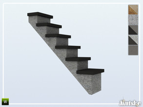 Sims 4 — Miller Facade Stairs Right 2x1 by Mutske — Part of Miller Facadeset. bb.moveobjects might be needed. Made by