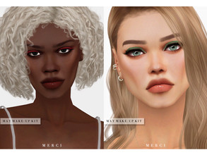 Sims 4 — -Patreon- May Eyeliner by -Merci- — 30 Colours, unisex.