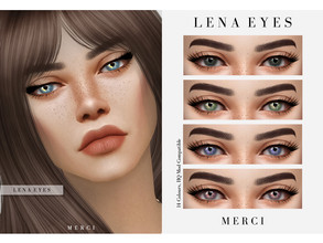 Sims 4 — -Patreon- Lena Eyes by -Merci- — 14 Colours, unisex.