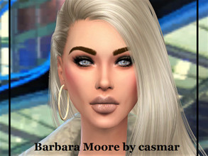 Sims 4 — Barbara Moore by casmar — Barbara is a beautiful and sexy Sims! She is cheerful and outgoing, but also very