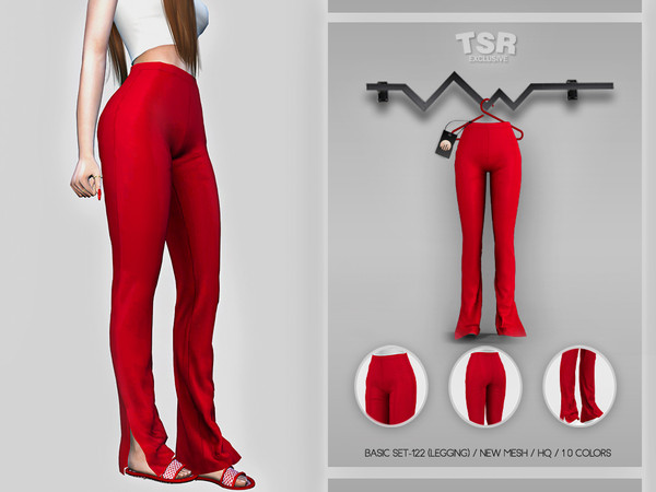 Sims 4 — Basic SET-122 (LEGGING) BD452 by busra-tr — 10 colors Adult-Elder-Teen-Young Adult For Female Custom thumbnail