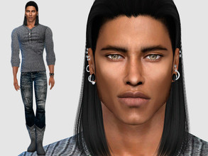 Sims 4 — Rajiv Kane by DarkWave14 — Download all CC's listed in the Required Tab to have the sim like in the pictures.