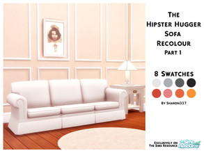 Sims 4 — The Hipster Hugger Sofa Recolour Part 1 by sharon337 — Recolour of The Hipster Hugger Sofa in 8 different