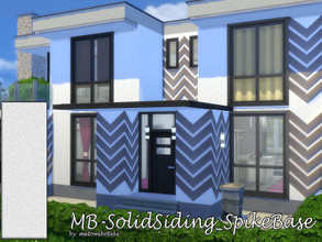 Sims 4 — MB-SolidSiding_SpikeBase by matomibotaki — MB-SolidSiding_SpikeBase,exterior base facade matching the