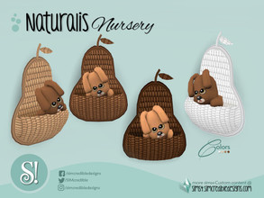 Sims 4 — Naturalis- Wall Pear dog decor by SIMcredible! — by SIMcredibledesigns.com available at TSR 4 colors variations