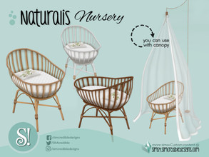 Sims 4 — SIMcredible Naturalis- Decor Crib by SIMcredible! — by SIMcredibledesigns.com available at TSR 4 colors