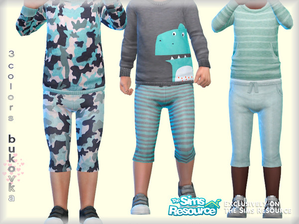 Sims 4 — Pants Toddler by bukovka — Pants for babies, only for boys. Are set independently, are suitable for the base