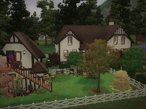 Sims 3 — Large House and stable no CC by sgK452 — Lot 30x30 - Comfortable house and its stable! Entrance, fully equipped