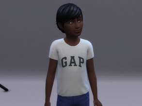 Sims 4 — GAP t-shirt for children by Aldaria — GAP t-shirt for children