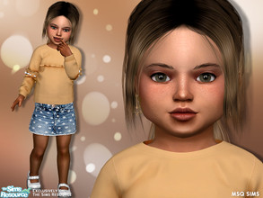 Sims 4 — Emma Starford by MSQSIMS — Name : Emma Starford Age : Toddler Traits: Angelic * Download all CC's listed in the