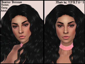 Sims 4 — Beatrice Brennan by YNRTG-S — Beatrice is quite fiesty and can cause a lot of trouble for everyone because of