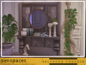 Sims 4 — Salvaged Console set by simspaces — Proving that old can be new again and that one sim's trash is another sim's