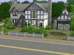 Sims 3 — Cottagecore CC Free by Madams139 — Cottagecore CC Free Beautiful Tudor style home. 3 bedrooms, 2 baths. Ready