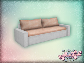 Sims 4 — Pure Morning - Loveseat Armrest White Base by ArwenKaboom — Base game sectional sofa part in 5 recolors. This