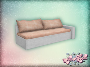 Sims 4 — Pure Morning - Loveseat Right End White Base by ArwenKaboom — Base game sectional sofa part in 5 recolors. This