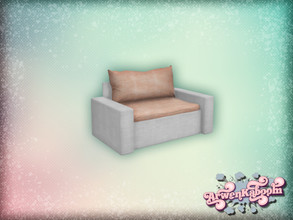 Sims 4 — Pure Morning - Small Part Armrest White Base by ArwenKaboom — Base game sectional sofa part in 5 recolors. This