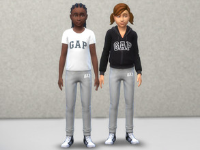 Sims 4 — GAP trousers for children by Aldaria — GAP trousers for children