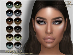 Sims 4 — Eyes N137 by FashionRoyaltySims — Standalone Custom thumbnail All ages and genders 12 color options HQ texture