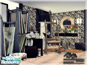 Sims 4 — PICASSA - Painting Studio by marychabb — I present a room - Painting Studio, that is fully equipped. Tested.