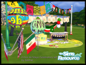 Sims 4 — Cinco de Mayo Celebratory set by seimar8 — Happy Cinco de Mayo day! Time to celebrate at home or your local
