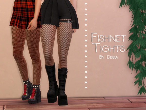 Sims 4 — Fishnet Tights by Dissia — Fishnet Tights 2 swatches
